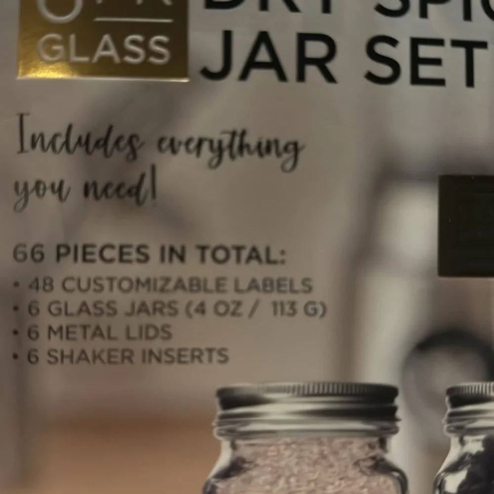 Baker & Brewer Dry Spice Jar Set New‎ In Box